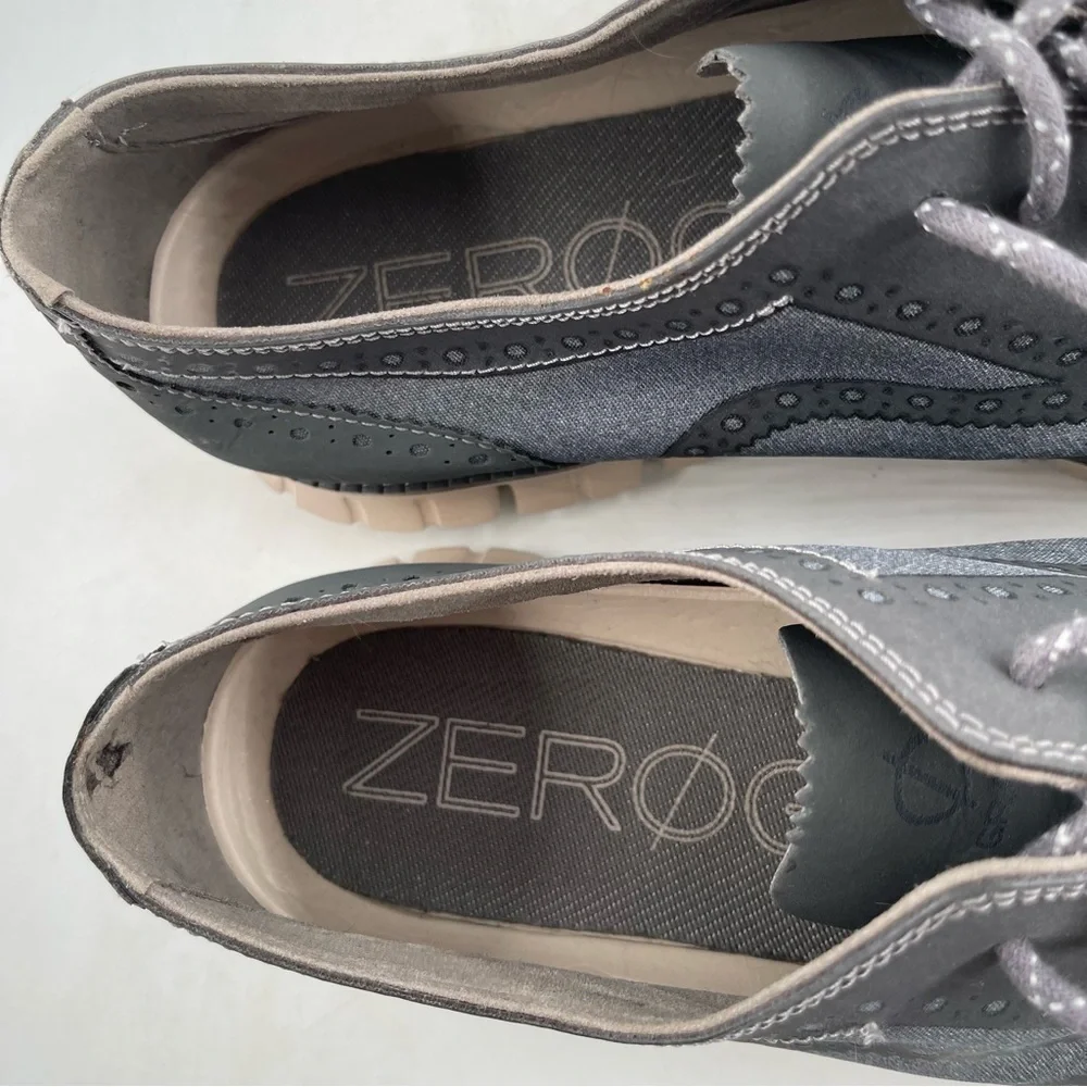 Cole Haan Men’s Zerogrand Embrostitch - SZ 12 M - Blue Wingtip Oxford Sneaker